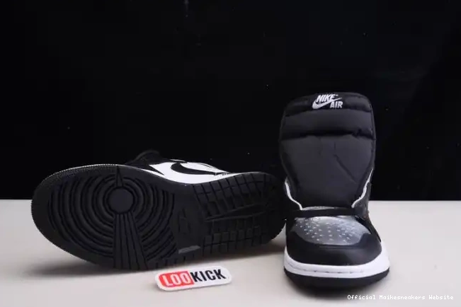 Official Maikesneakers SILVER WMNS TOE OG JORDAN AIR HIGH CD0461-001 1 0405